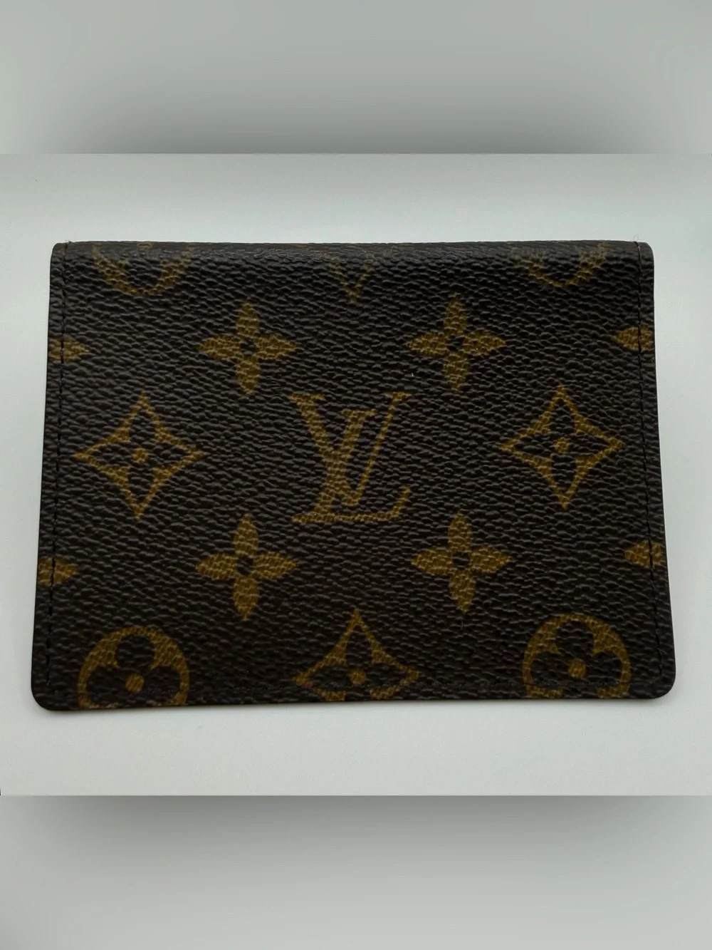 Louis Vuitton Monogram ID Card Case Holder Wallet Canvas Mint! CA1905 Vtg 1995